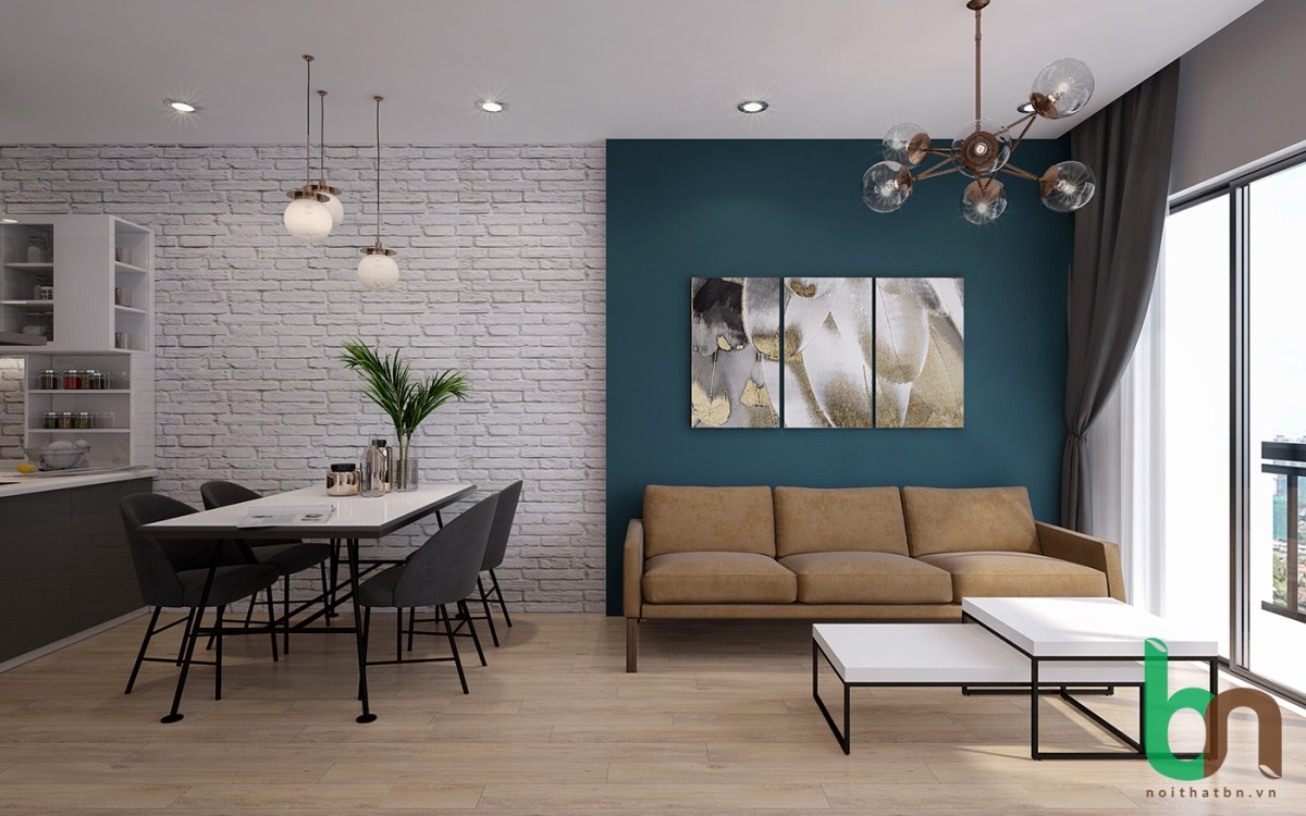 THIẾT KẾ THI C&Ocirc;NG NỘI THẤT CĂN HỘ TRỌN G&Oacute;I NH&Agrave; MẪU 10